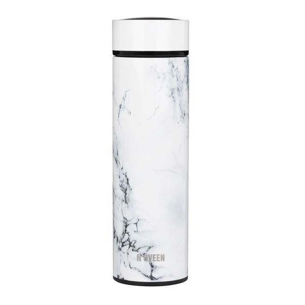 NOVEEN Matte Sport Trinkflasche 450 ml Grau
