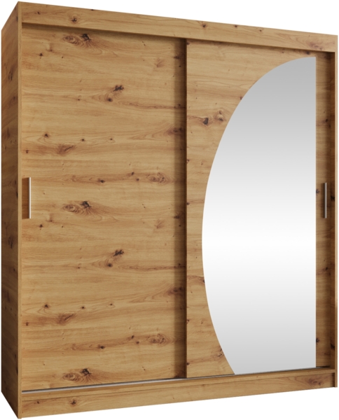 Kleiderschrank Waluri 180 cm (Farbe: Artisan Eiche, mit vier Schubladen)