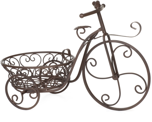 Moritz Pflanzfahrrad Blumentopfhalter Pflanzkorb 55x37x27 cm Pflanzrad