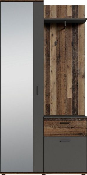 INOSIGN Kompaktgarderobe Jakob mit großem Spiegel und Ablage, Breite 97 cm