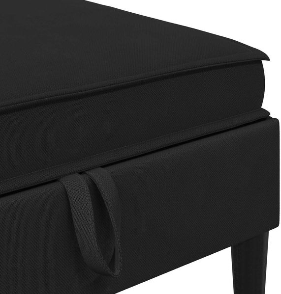 vidaXL Sofa-Hocker mit Stauraum Schwarz Samt 42027149 Bild 7