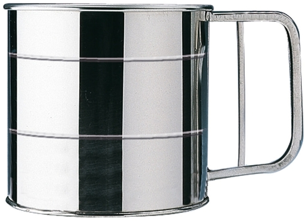 Küchenprofi Mehl- und Puderzuckersieb, Edelstahl silber, Ø 11x10 cm