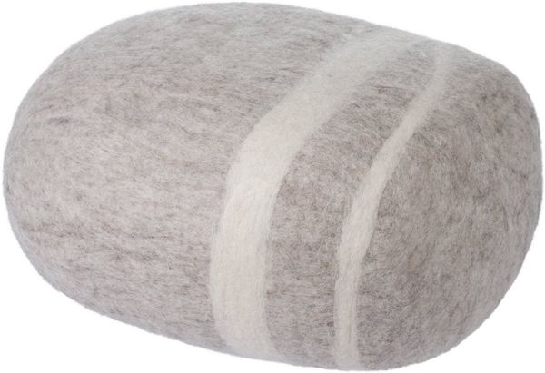 myfelt Hocker Pouf Béla Kieselstein Filz Beige (S) A-KS-017-S