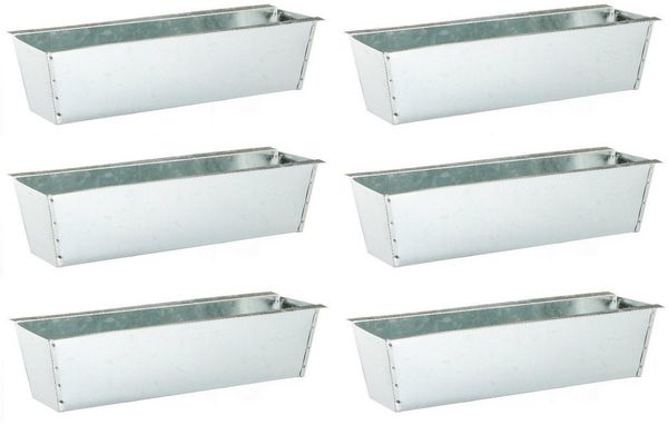 Meinposten Blumenkasten Pflanzkästen Palette Paletten Pflanzkasten Palettenbeet Blumenkasten (Spar-Set, 6 St, 2er Set, 4er Set, 6er Set, 12er Set), Einsatz für Europaletten