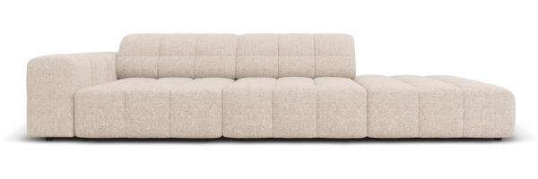Micadoni Modulares Sofa Jennifer 3-Sitzer Rechts Chenille Beige