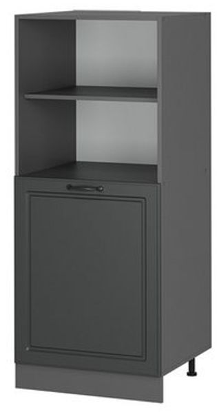 Herdumbauschrank R-Line Anthrazit Landhaus 60 cm Vicco Bild 4