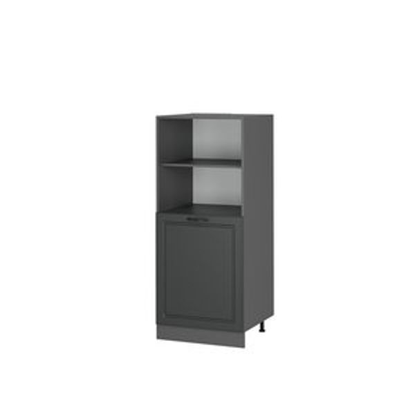 Herdumbauschrank R-Line Anthrazit Landhaus 60 cm Vicco Bild 6