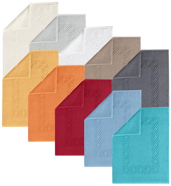 Denver Badvorlage Badteppich 50x70cm elfenbein 1200g/m² 100% Baumwolle Bild 4