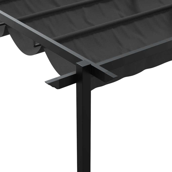 vidaXL Wandmontierter Pavillon Anthrazit Stahl 4003975 Bild 7