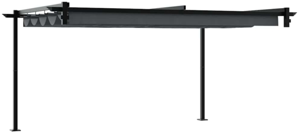 vidaXL Wandmontierter Pavillon Anthrazit Stahl 4003975 Bild 5