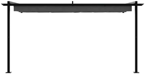vidaXL Wandmontierter Pavillon Anthrazit Stahl 4003975 Bild 3