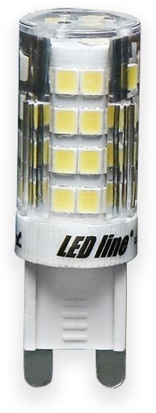 LED-Line LED-Leuchtmittel G9 LED Leuchtmittel 4W 6000K Kaltweiß 350 Lumen Stiftsockel, 10 St.
