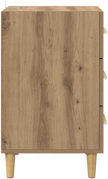 vidaXL Nachttisch Artisan-Eiche 40 x 40 x 66 cm Holzwerkstoff 880614 Bild 7