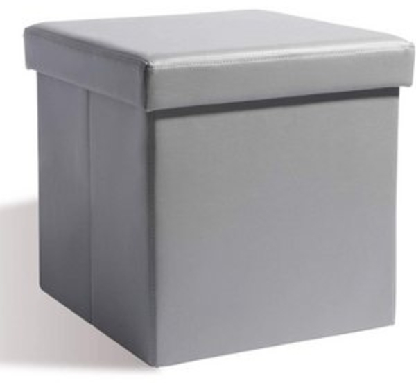 Zedelmaier Sitzbank Sitzbaenk mit Stauraum Sitzhocker Fußbank,Aufbewahrungsbox faltbar (ZD38PVC), Belastbar bis 300 kg, Spielzeugtruhe mit Stauraum, Deckel abnehmbar Bild 6