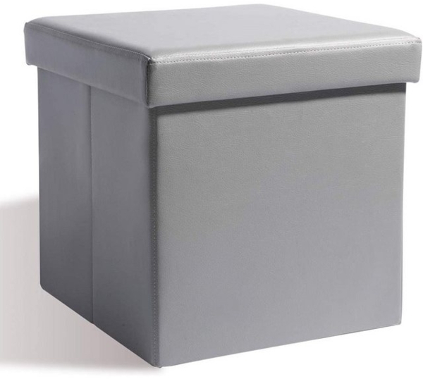 Zedelmaier Sitzbank Sitzbaenk mit Stauraum Sitzhocker Fußbank,Aufbewahrungsbox faltbar (ZD38PVC), Belastbar bis 300 kg, Spielzeugtruhe mit Stauraum, Deckel abnehmbar Bild 4