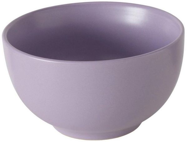 BOLTZE GRUPPE GmbH Müslischale PASTELL, Ø 14 cm, Fliederfarben, 560 ml, Steinzeug, (1-tlg), spülmaschinen- und mikrowellengeeignet