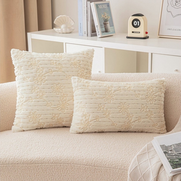 BYSURE Kissenbezug, (1 Stück), Kissenbezüge Kuschelig Plüschkissen Flauschig Kissenhülle