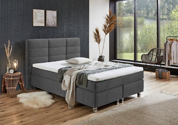 Westfalia Schlafkomfort Boxspringbett, wahlweise mit Kaltschaum-Topper