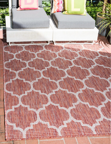 Teppich "OUTDOOR CIATO" Rechteckig Rostrot 150x245 cm Bild 2