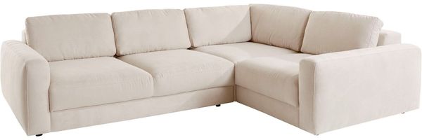 Home affaire Ecksofa Bloomfield, Breite 304cm, Mega Polsterecke mit viel Platz, L-Form, extra tiefe Sitzfläche, wahlweise mit Sitztiefenverstellung