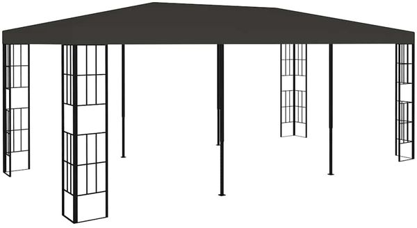Gartenpavillon, Pavillon 3x6 m Anthrazit
