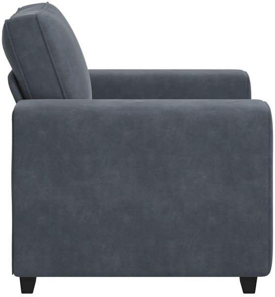 vidaXL Sessel Dunkelgrau 100x77x82 cm Samt 4105248 Bild 5