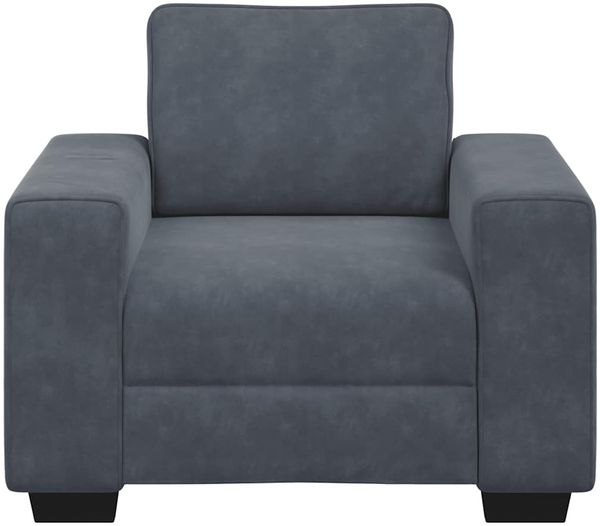 vidaXL Sessel Dunkelgrau 100x77x82 cm Samt 4105248 Bild 4