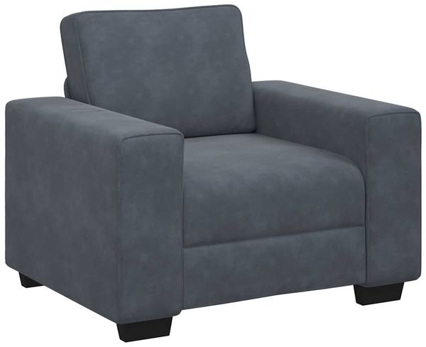 vidaXL Sessel Dunkelgrau 100x77x82 cm Samt 4105248 Bild 2