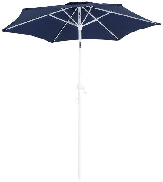 ONDIS24 Marktschirm 1,8 Meter Sonnenschutz Sonnenschirm, Knick-Gelenk, UV 50, 32 mm Rohr, 100% aus Polyester (160g/m)