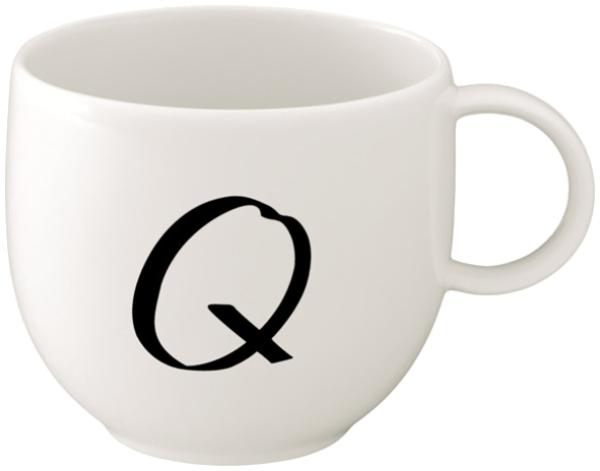 like. by Villeroy & Boch LETTERS Kaffeebecher 'Q' 330 ml