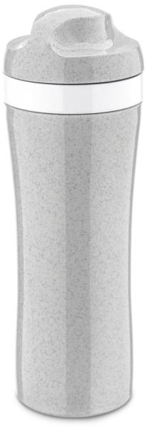 Koziol Oase Trinkflasche, Trink Flasche, Outdoorflasche, Getränkflasche, Wasserflasche, Kunststoff, Organic Grey, 425 ml, 3708670