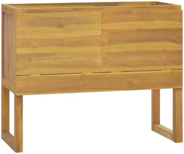 vidaXL Badschrank 90x40x75,5 cm Massivholz Teak 338248