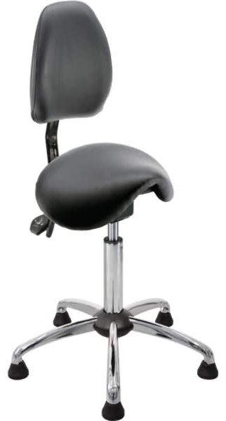 meychair Hocker 04130 A4R-MED-TG-KL2 Gleiter Rücken schwarz