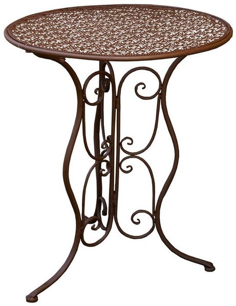 HTI-Living Gartentisch Gartentisch Lani Antik (Stück, 1-St, 1 Gartentisch), Metalltisch nostalgisch