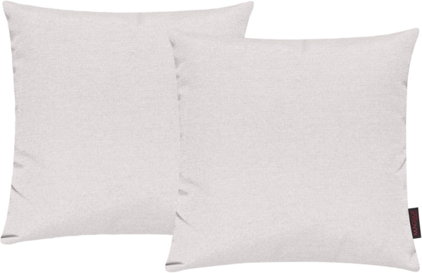 MAGMA Kissenhüllen FINO - ca. 50 x 50 cm - 2er Set elfenbein