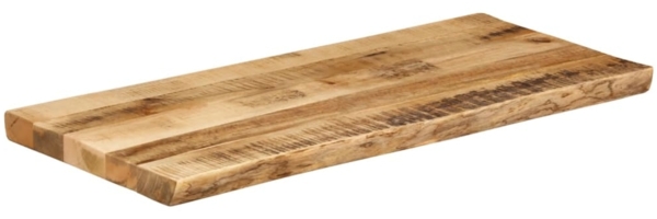 vidaXL Tischplatte mit Baumkante 90x40x2,5 cm Raues Mango Massivholz 370659