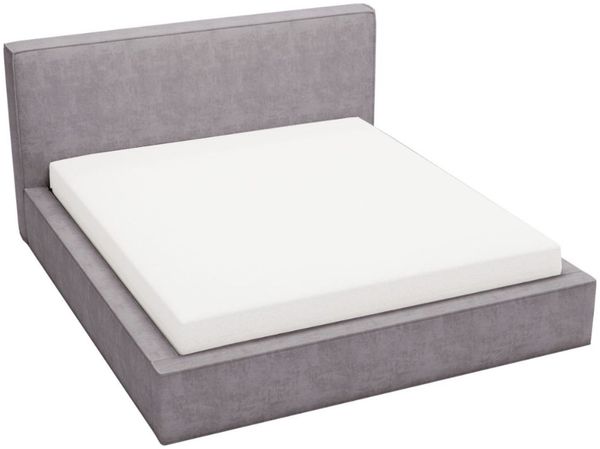 GRAINGOLD Monaco Doppelbett 120x200, Polsterbett mit Bettkasten und Kopfteil, Velour-Stoff, Grau Bild 2