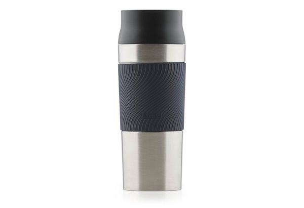 Blumtal Isolierflasche Thermobecher Classic aus Edelstahl - auslaufsicher Becher to go, hält 4h heiß/ 8h kalt, 360° Trinköffnung, Easy Quick-Press-Verschluss