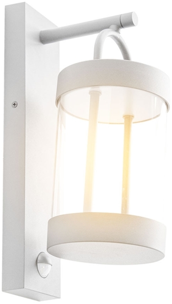 LED Außenwandlampe, Laterne, weiß