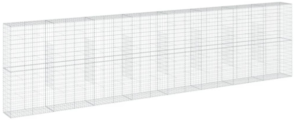 vidaXL Gabione mit Deckel 800x50x200 cm Verzinktes Eisen 3295173