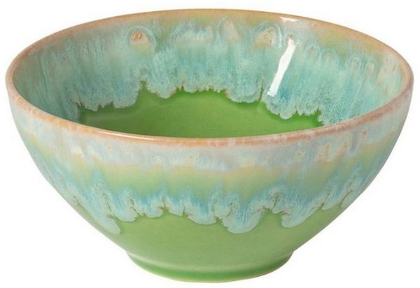 Costa Nova Müslischale Taomina Lime Green Müsli-/Suppenschale, Casafina, Keramik, (1-tlg), Hohe Brenntemperaturen, porenfrei hygienisch, wärmeschockbeständig