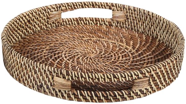 Rattan Tablett Bea rund M