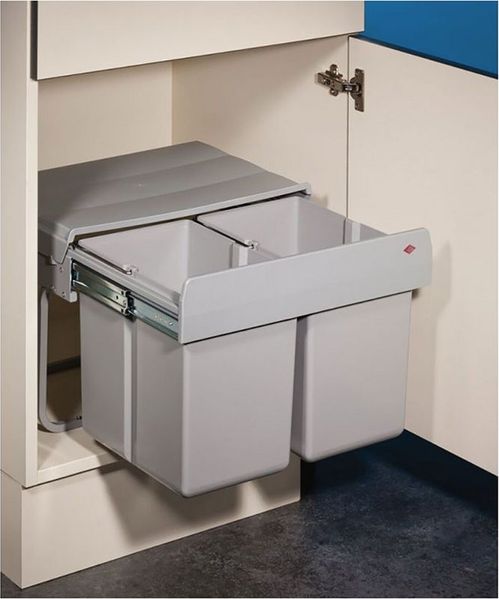 WESCO Traditionline Double-Shorty 345 K/500-2, anthrazit / ab 50 cm Schrankbreite