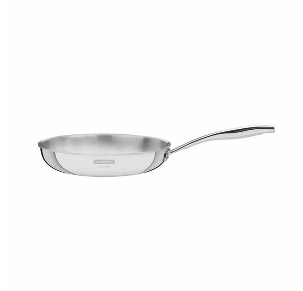 Tramontina Bratpfanne Grano, Ø 26 cm, Edelstahl, Induktion, ofenfest, spülmaschinengeeignet