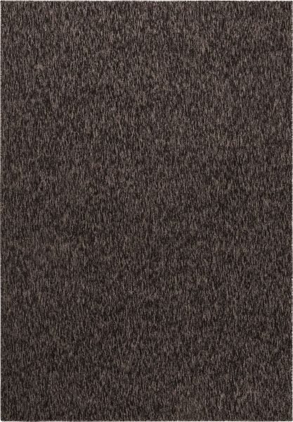 Kurzflor Teppich Neva rechteckig - 120x170 cm - Braun