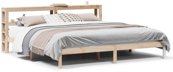 vidaXL Massivholzbett ohne Matratze 200x200 cm Kiefer 3305730