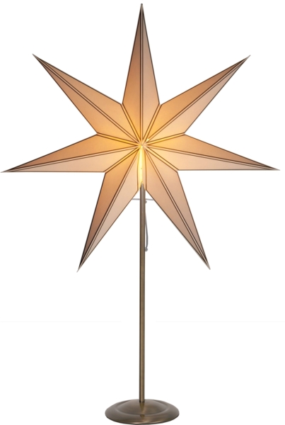 Best Season Standleuchte Stern Nicolas, messing, E14