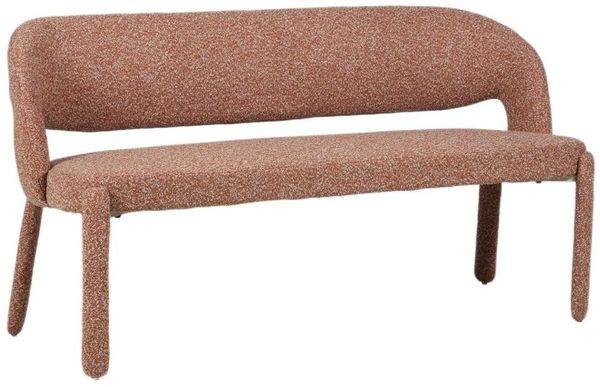 Bronx71 Esszimmerbank June Bouclé terrakotta 160 cm