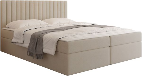 Boxspringbett Tirulo (Farbe: Manila 02, Größe: 180 x 200) Bild 2
