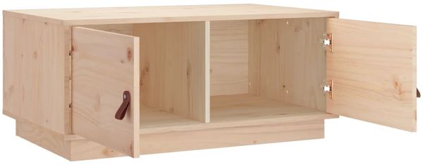 vidaXL Couchtisch 80x50x35 cm Massivholz Kiefer 818250 Bild 7